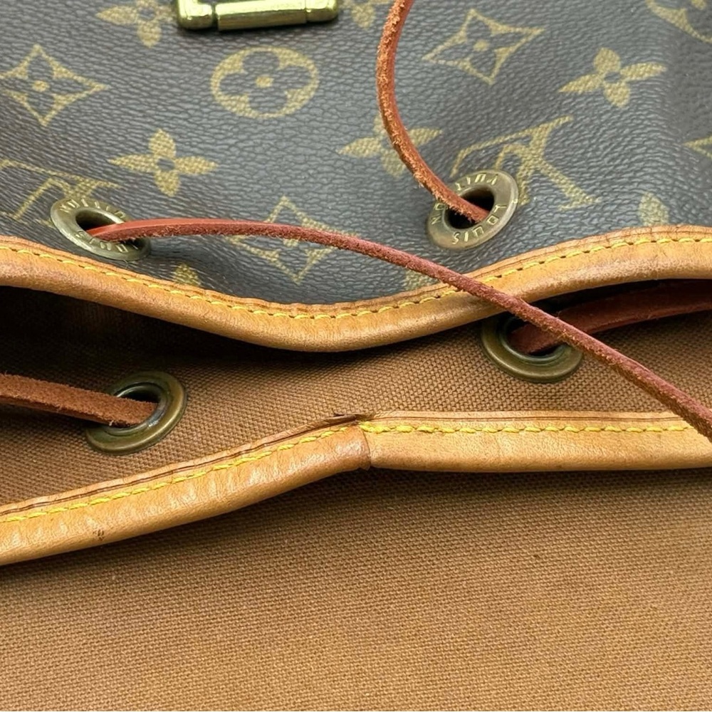 Louis Vuitton Classic Monogram Tan Backpack MM - Picture 15 of 16